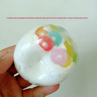 Crunchybuliding Block Cute Candy Petals Clay Filler Handmade Slow Rise Squeeze Toy Ball Creative Stress Relief