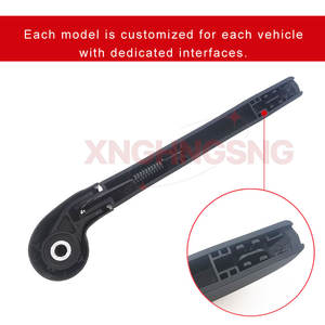 Limpiaparabrisas Trasero para BYD <span class=keywords><strong>Dolphin</strong></span>, Brazo de Soporte, Goma Natural, Sin Estructura, Limpieza de Vidrios, Antivaho - Product Image 3