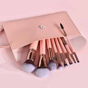 <span class=keywords><strong>MAANGE</strong></span> 18 piezas alta calidad belleza profesional sombra cosmética cepillo kit herramientas mango rosa maquillaje cepillo conjunto para niñas maquillaje - Product Image 6