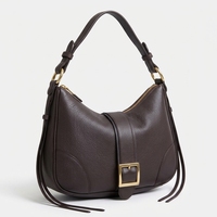 Sac hobo vintage personnalisé pour femme, en cuir PU souple, grande capacité, sac à main à bandoulière