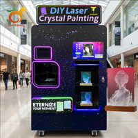 Máquina Expendedora de Pinturas Láser en Cristal Personalizadas, Souvenir DIY, 320DK