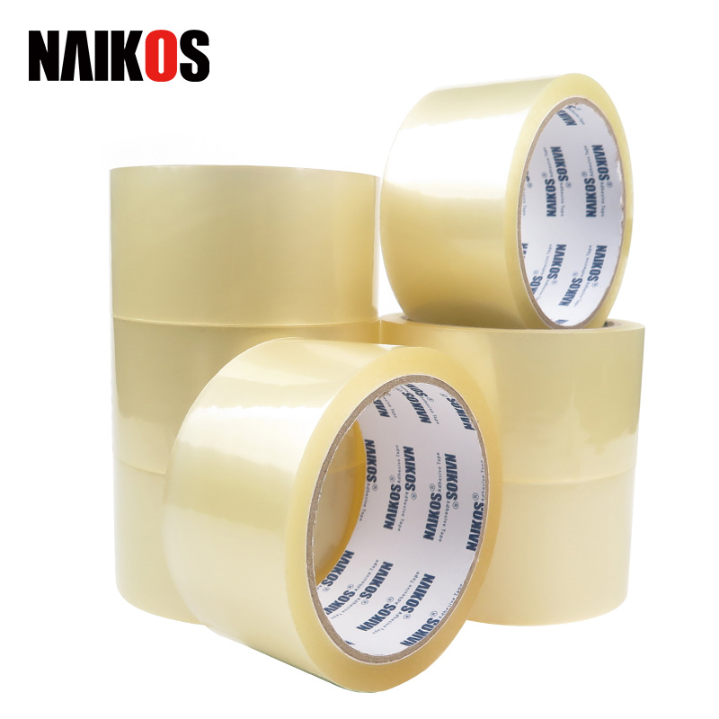 BOPP Packing Tape Clear Color Packaging BOPP Transparent Shipping Adhesive Tape Custom
