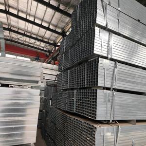 Сечение 25x25 мм 40x40x3 45x45 75x75 200x200 мс оцинкованная стальная профильная углеродистая квадратная стальная труба - Product Image 6