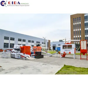 Máquina de reciclaje de alambre de cobre QIDA, granulador de cable de 700-1200 kg/h, máquina de reciclaje de alambre de cobre, 1 + 1, 2, 2