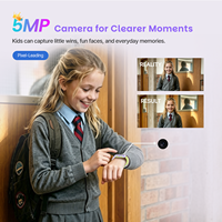 Montre connectée pour enfants LAGENIO Square 4G avec IA, SOS, GPS+LBS+WIFI, appels vidéo, étanche IP68, mode classe, certifiée FCC