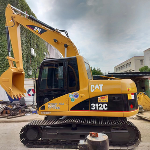 Excavatrice sur chenilles d'occasion 312c, 12 tonnes, système hydraulique contrôlé par PLC avec moteur et boîte de vitesses, en vente - Product Image 4