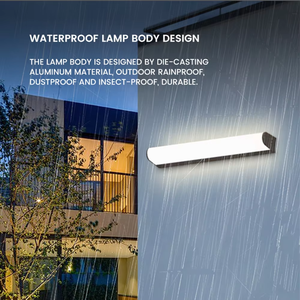 Lampe murale extérieure Duobao Box pour cour, balcon et porte extérieure - Product Image 6