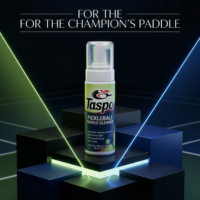 Nettoyant en mousse pour raquette de pickleball TASPO, augmente la friction pour un meilleur contrôle et une meilleure rotation, accessoire de nettoyage professionnel pour raquette