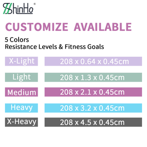 ชุดซุปเปอร์แบนด์ 2.0 ของ Shinho Fitness Studio พร้อมระบบจัดการสีสันตามรหัส ราคาพิเศษสำหรับการซื้อจำนวนมาก เหมาะสำหรับการฝึกเพาะกาย - Product Image 4
