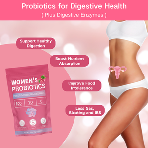 Пробиотики для женщин 600 миллиардов CFUs пробиотики с пищеварительными ферментами и вагинальные пробиотики с клюквой для баланса pH - Product Image 6
