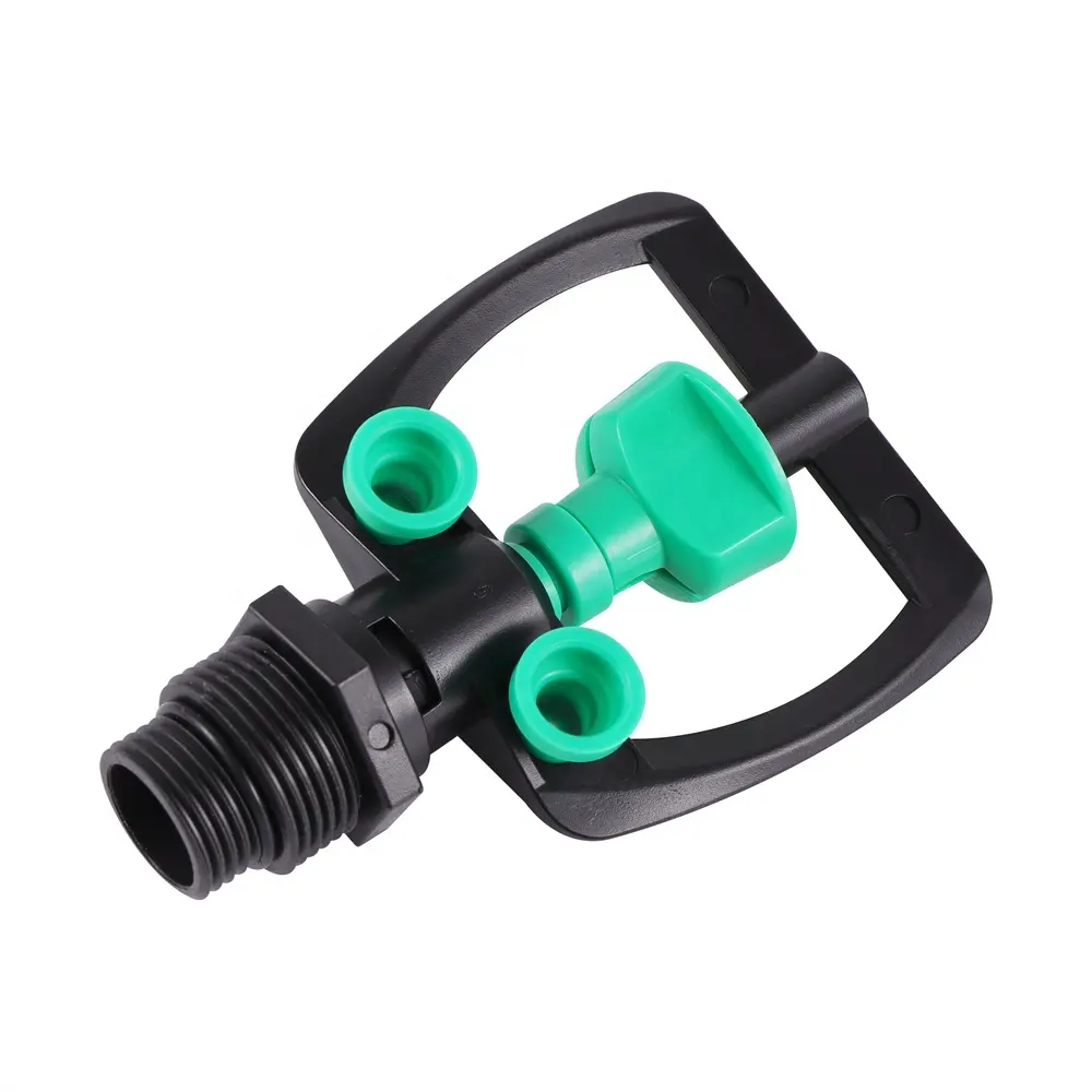 360 Degree Irrigation 1/2 3/4 inch Male Thread Middle Distance Impact Sprinkler Rotating Nozzle
