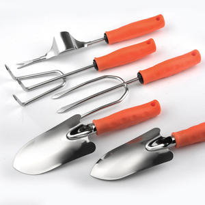 Set di 8 Attrezzi <span class=keywords><strong>da</strong></span> Giardinaggio con Manico in Plastica: Paletta, Rastrello, Forcone, Cesoie per <span class=keywords><strong>Potatura</strong></span> di Ortaggi e Fiori - Product Image 4