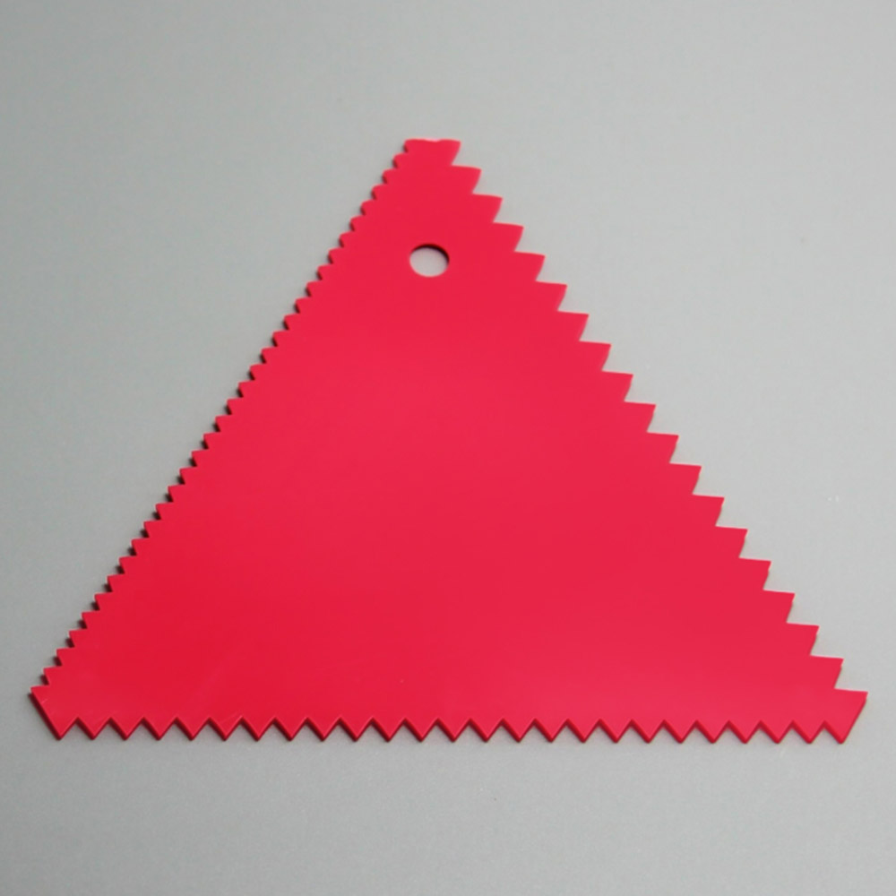 Raschietto rosso triangolare