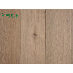 Bigoudis — sol en bois de chêne clair et fumé, sol en teck gris et blanc - Product Image 1