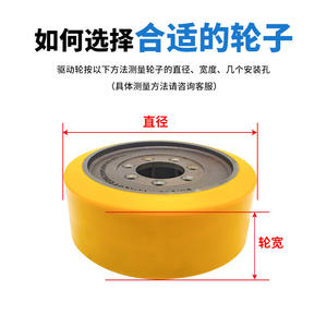 Conjunto de rueda motriz Linde con neumático de poliuretano para piezas de montacargas eléctricos, nuevo, original de fábrica, venta al por mayor. - Product Image 2