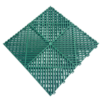 Carreaux de sol modulaires Tapis de sol en plastique PVC PP antidérapants Carrelage de sol de garage à emboîtement pour atelier de réparation automobile Garage