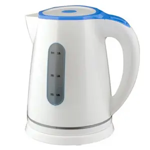 1,8 Liter Kunststoff elektrischer Tee kessel weiße Wasserkocher