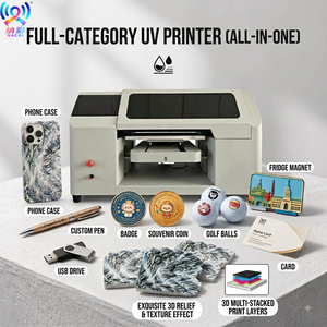 Impresora UV de Escritorio 4060 con IA para Negocios de Regalos Personalizados, para Carcasas de Teléfono, Pelotas de Golf, Imanes de Refrigerador, Monedas, Compatible con IA, Fácil de Operar, Relieve <span class=keywords><strong>3D</strong></span> - Product Image 2