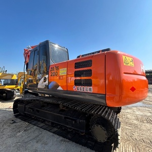 Excavadora Hitachi ZX200 de Segunda Mano Fabricada en Japón, Maquinaria para Movimiento de Tierras, Excavadoras Usadas Hitachi ZX200 Listas para Trabajar - Product Image 2
