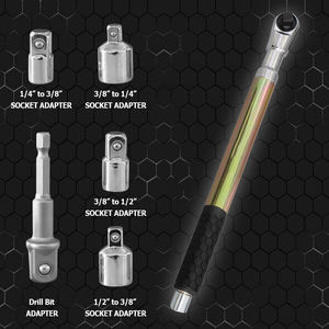 Offset-verlengsleutel Impact Ratchet Extender 1/2 inch 2 in 1 Handmatig Automatisch Multifunctioneel Hoge Torsie Socket Impact - Product Image 4
