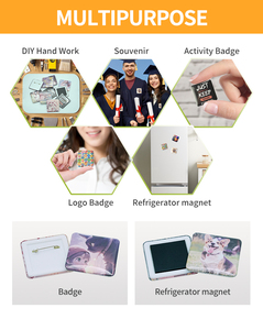 Máy làm huy hiệu men cứng hình vuông 55mm, máy làm nam châm tủ lạnh, bộ dụng cụ làm huy hiệu, máy làm huy hiệu - Product Image 6