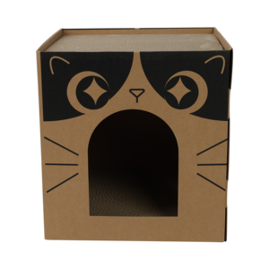 Factory Direct Wholesale, Custom Fruit Printed <strong>2</strong>-<strong>Tier</strong> <strong>Cat</strong> Villa, Corrugated Paper Material, Foreign Trade Pet <strong>Bed</strong> Bestseller - Product Image 6