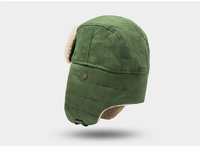 Nuevo Diseño Gorro Ushanka Grueso para Hombre, para Invierno, Ciclismo, con Orejeras, Cálido, Estilo Lei Feng, Cortavientos, para Nieve, Protección para los Oídos, Gorro de Piloto