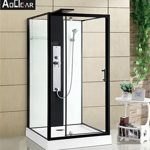 UK small wet massage fm radio shower cabin room with steam for small bathrooms