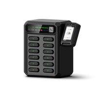 Station de location de batteries externes commerciale à 12 emplacements avec Wizar Rent, chargeur rapide de batterie, distributeur automatique intelligent en libre-service