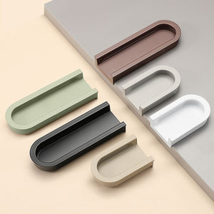 Tirador de Armario Empotrado, Tirador Oculto Ranurado, Perilla de Puerta de Armario Multicolor - Product Image 5