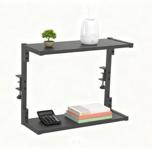 <span class=keywords><strong>CHICON</strong></span> Standing Clamp-On Metal Single Tier Desk Organizer Estantería Soporte para dispositivos de juego Almacenamiento de joyas-Multifunción - Product Image 3