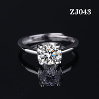 Vente en gros Madonna Fashion Bagues en diamant de laboratoire en or 18 carats 1ct IGI pour femmes, fiançailles de luxe