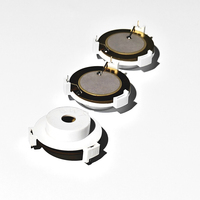 Avertisseur sonore piézoélectrique passif rond de 36 mm à montage traversant avec fils, en plastique, pour machine-outil et alarme d'avertissement de coffret de commande