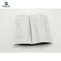 Sachet d'emballage refermable en aluminium personnalisé, anti-odeur, avec fermeture éclair, en Mylar, pour le stockage alimentaire