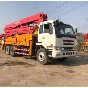 รถบรรทุกปั๊มคอนกรีตขนาด37ม. รถบรรทุกคอนกรีตมือสองผลิตจากโรงงาน Isuzu Sany Zoomlion - Product Image 1