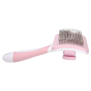 Brosse à poils pour animaux de compagnie écologique, peigne à aiguilles pour chiens et chats, outil de toilettage en plastique, facile à utiliser - Product Image 1