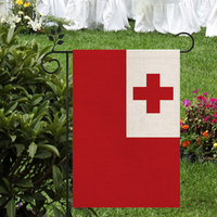 Tonga Flag Outdoor Matériel de lin de haute qualité 12 * 18In Plus de styles à choisir