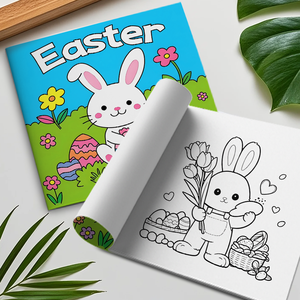 Le livre de <span class=keywords><strong>coloriage</strong></span> de 24 pages de la série Rabbit est un livre de <span class=keywords><strong>coloriage</strong></span> qui améliore le niveau cognitif des enfants - Product Image 1