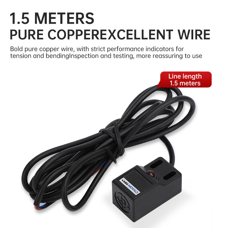 Square Limit Switch SNO4-N Sensor Proximity Switch Inductive Sensor 5V 12V 24V Waterproof Proximity Sensing Switch