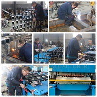 Tôle d'acier prélaquée YS, double couche, machine PPGI, découpe hydraulique haute vitesse pour panneaux de toiture et de mur de bâtiment