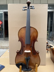 SurpassMusica プロフェッショナル 4/4 3/4 1/2 ハンドメイド ストラディバリウスモデル バイオリン ソリッドスプルーストップ メイプルバック スピリットニス仕上げ - Product Image 4