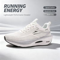 Chaussures de course marathon légères pour femmes, antidérapantes, résistantes à l'usure, respirantes, avec empeigne en maille tissée