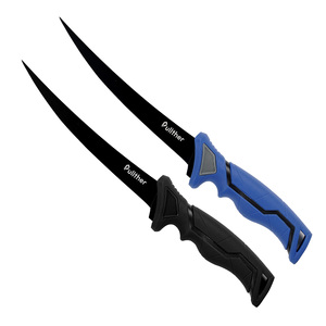 سكين فيليه مرن مقاس 7 بوصات من الفولاذ 5Cr14 مقاوم للصدأ للمطبخ والصيد وتحضير الطعام، بدون سلك مع غمد - Product Image 1