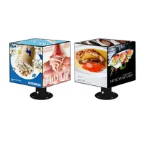 Affichage publicitaire intelligent en cube LED P2.5 intérieur 5 faces 320x320mm pour magasin de détail