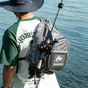 Sac de Poitrine de Pêche Étanche 2026 – Sac à Dos Bandoulière Multi-Poches <span class=keywords><strong>pour</strong></span> la Pêche à la Mouche et la Randonnée - Product Image 1