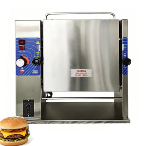 Asador de panes eléctrico vertical de contacto, de acero inoxidable, para hamburgueserías. - Product Image 1
