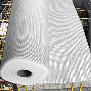 Construction Stone Reinforcement Alkali Free <strong>Rendering</strong> <strong>Mesh</strong> 4*4 160Gr E-Glass Fiberglass <strong>Mesh</strong> Net Roll Welding Cutting Heat - Product Image 2