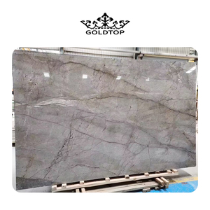 Grande dalle élégante en marbre gris normande avec veines subtiles pour revêtement de sol de hall résidentiel et installation de panneaux muraux - Product Image 6