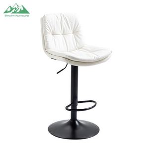 Taburete <span class=keywords><strong>de</strong></span> Bar Resistente Wayon con Ruedas, Asiento Redondo Azul, Silla <span class=keywords><strong>de</strong></span> Taller para Garaje o Salón - Product Image 2
