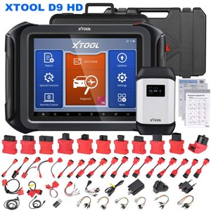 Herramientas de diagnóstico para camiones XTOOL D9HD para camiones de 24V y coches de 12V, escáner de diagnóstico de sistema completo, codificación ECU bidireccional - Product Image 1